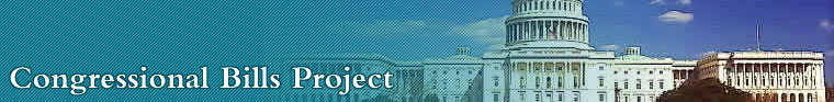 Congressional Bills Project